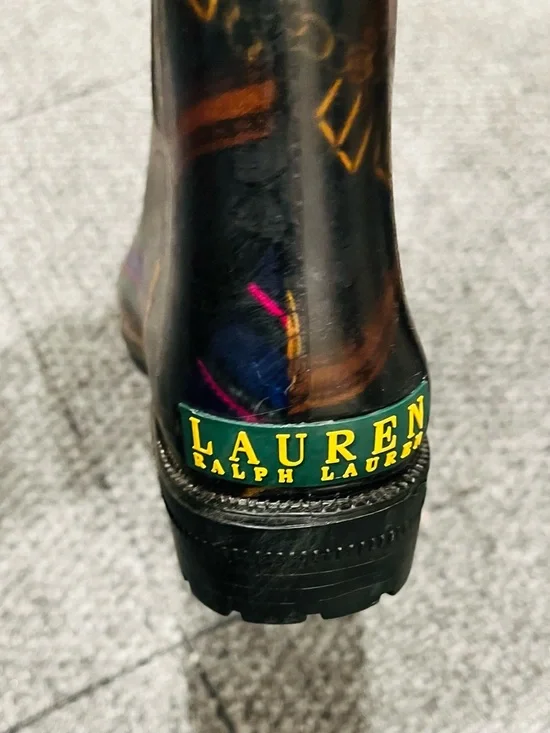 Ralph Lauren equestrian rainboots size 8 - Picture 6 of 7